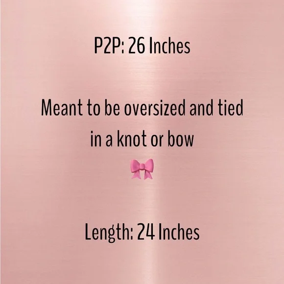 Elegant Pink Bow-Knot Women Top - Picture 5 of 5